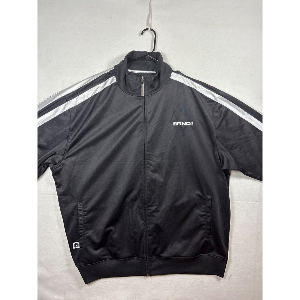 And1 Mens Black Track Jacket‎ Size XXL